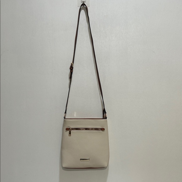 BOSTANTEN WOMENS VEGAN CROSSBODY BAG OFF WHITE LEATHER - Picture 3 of 13